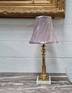 Lovely Vintage Marble & Brass Table Lamp | Antique & Vintage | Moonee Ponds Antiques | Australia Wide Delivery