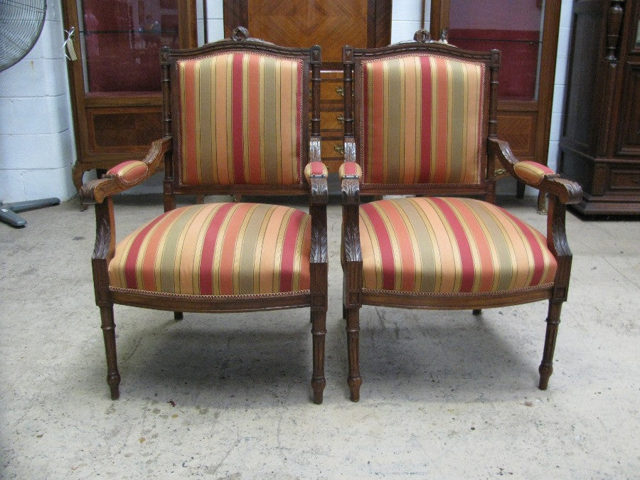 Beautifully Upholstered French Chaise | Antique & Vintage | Moonee Ponds Antiques | Australia Wide Delivery