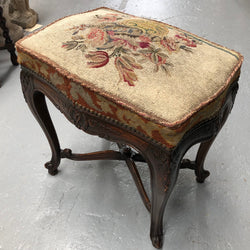 French Tapestry Piano Stool | Antique & Vintage | Moonee Ponds Antiques | Australia Wide Delivery