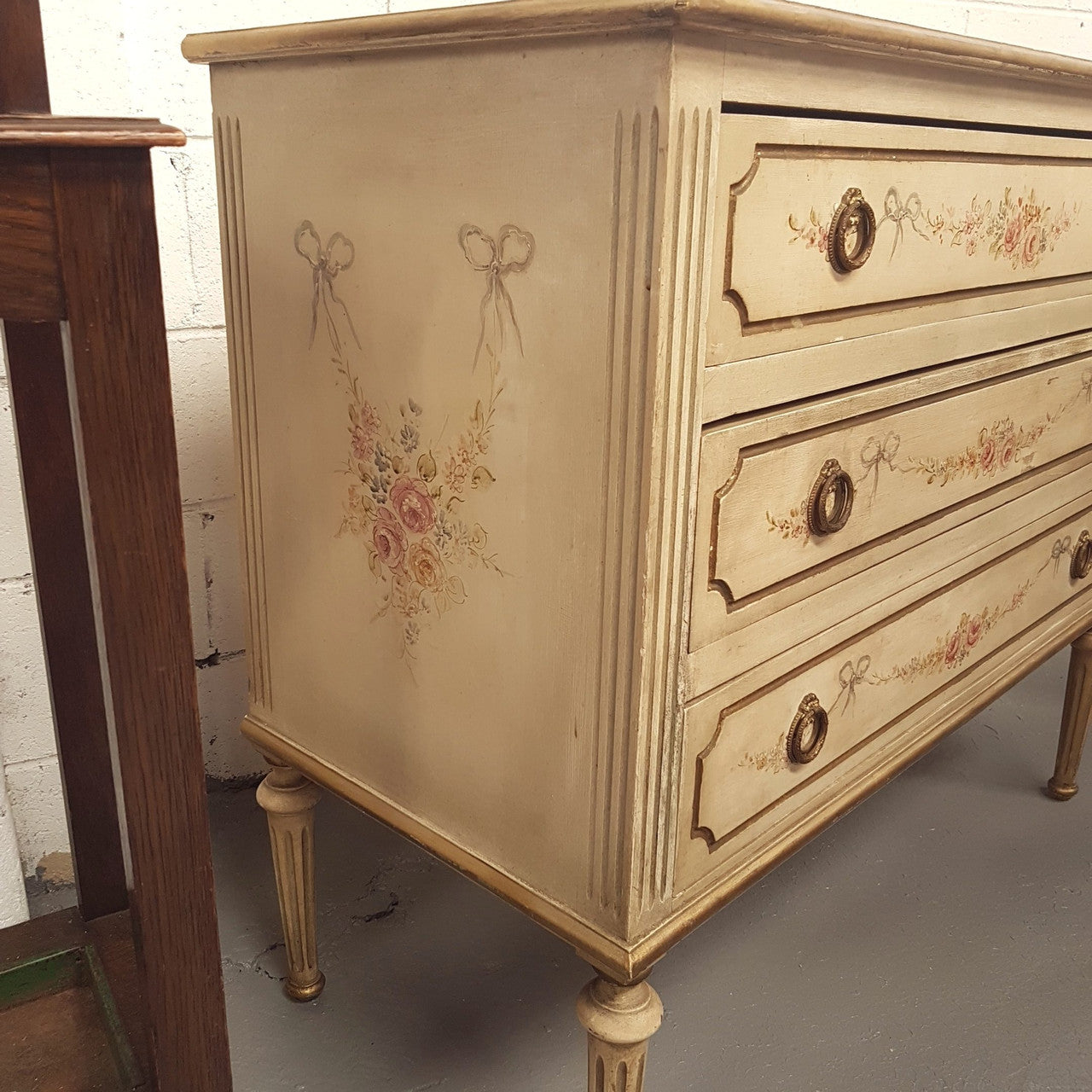 Stunning French Hand Painted Commode | Antique & Vintage | Moonee Ponds Antiques | Australia Wide Delivery