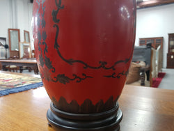Chinese Lacquered Table Lamp | Antique & Vintage | Moonee Ponds Antiques | Australia Wide Delivery