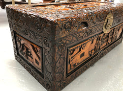 Vintage Camphor Wood Chest Of Small Proportions | Antique & Vintage | Moonee Ponds Antiques | Australia Wide Delivery