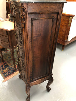 Beautiful Antique Carved Chest Of Five Drawers | Antique & Vintage | Moonee Ponds Antiques | Australia Wide Delivery