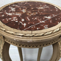 French Antique Painted Pedestal