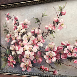 Beautiful Small Edwardian Oil On Canvas