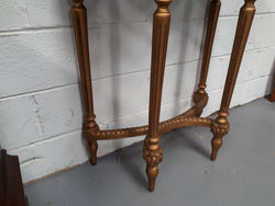 Antique French 19th Century Louis XVI Style Inset Marble Top & Giltwood Console Table | Antique & Vintage | Moonee Ponds Antiques | Australia Wide Delivery