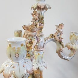 A superb 19th century Meissen style porcelain candelabra in good original condition.