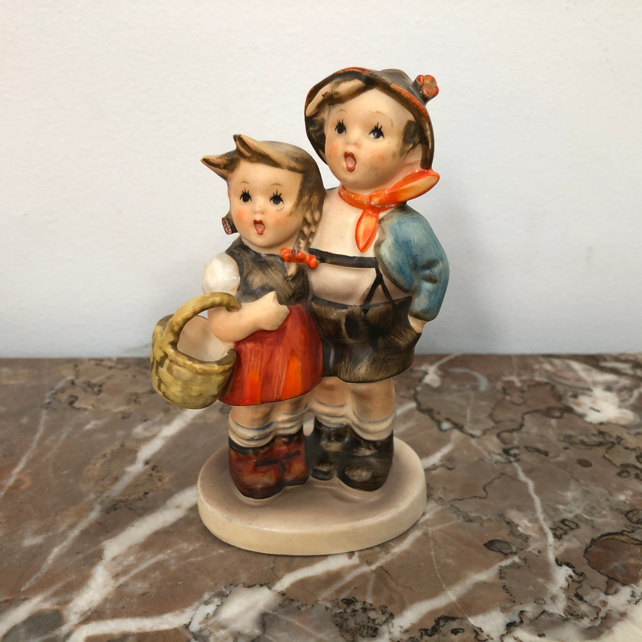 Rare Vintage Hummel Figurine 94 3-0 Pair Of Children (Surprise) | Antique & Vintage | Moonee Ponds Antiques | Australia Wide Delivery