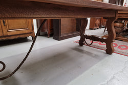 French Oak Spanish Style Farmhouse Table | Antique & Vintage | Moonee Ponds Antiques | Australia Wide Delivery