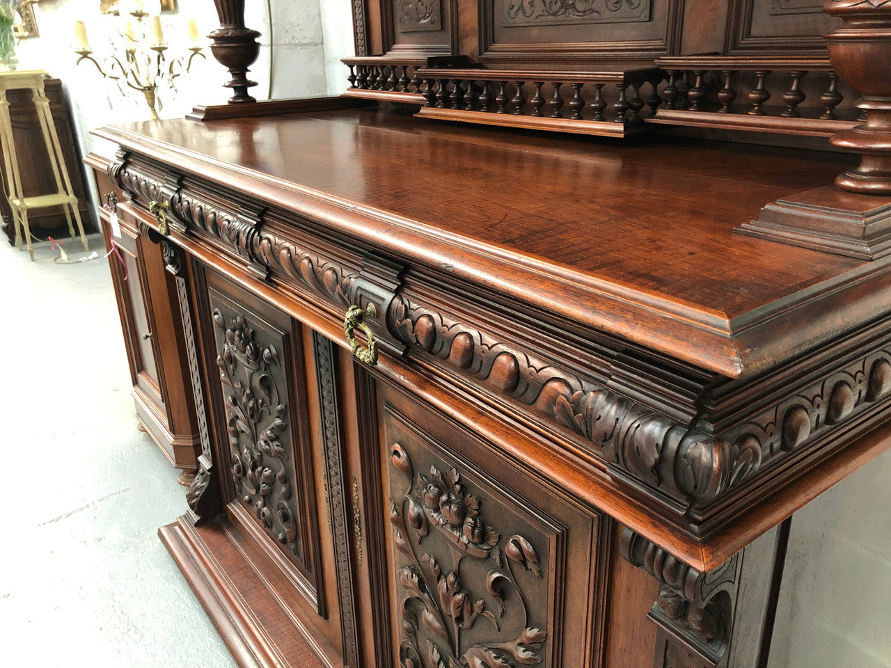 Sensational French Antique Carved Sideboard | Antique & Vintage | Moonee Ponds Antiques | Australia Wide Delivery