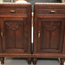 Superb Pair Of Art Deco Bedsides