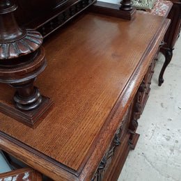 French Gothic Hall Cabinet