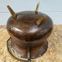 Antique Brass Decorative Jardinière With Handle | Antique & Vintage | Moonee Ponds Antiques | Australia Wide Delivery