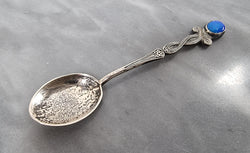 "Prouds" Australian Silver Arts & Crafts Opal Spoon | Antique & Vintage | Moonee Ponds Antiques | Australia Wide Delivery