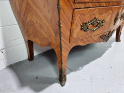 French Marble Top Louis XV Style 3 Drawer Commode | Antique & Vintage | Moonee Ponds Antiques | Australia Wide Delivery