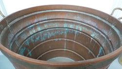 Fabulous Antique Copper And Brass Two Handled Bucket | Antique & Vintage | Moonee Ponds Antiques | Australia Wide Delivery