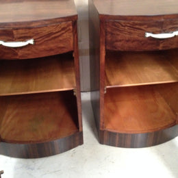 Pair Art Deco Bedsides