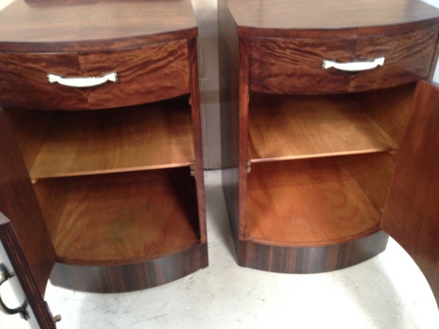 Pair Art Deco Bedsides | Antique & Vintage | Moonee Ponds Antiques | Australia Wide Delivery