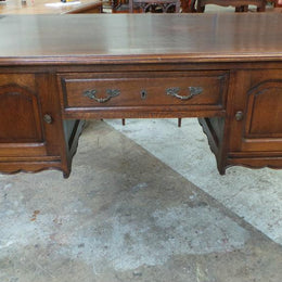 French Oak Partners Desk-2