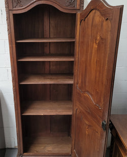 French Oak "Bonnetiere" Cupboard of Narrow Proportions | Antique & Vintage | Moonee Ponds Antiques | Australia Wide Delivery