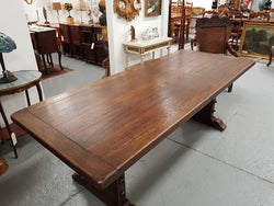 19th Century French Oak Pedestal Farmhouse Table | Antique & Vintage | Moonee Ponds Antiques | Australia Wide Delivery