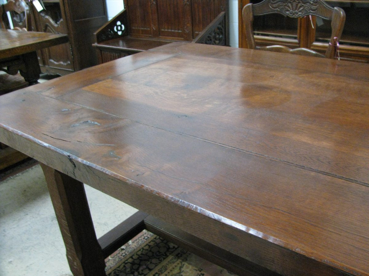 Large French Oak Farmhouse Table | Antique & Vintage | Moonee Ponds Antiques | Australia Wide Delivery