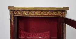 Louis XV Style Walnut Vitrine Display Cabinet With Attractive Ormolu Mounts | Antique & Vintage | Moonee Ponds Antiques | Australia Wide Delivery