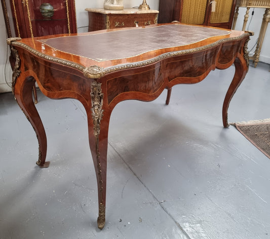 French Louis XV Style Bureau Plat Desk
