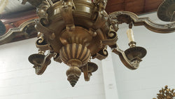 French 19th Century Napoleon III Bronze Chandelier | Antique & Vintage | Moonee Ponds Antiques | Australia Wide Delivery