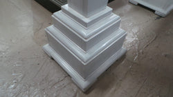 Pair Of 19th-Century Classical White Marble Pedestals | Antique & Vintage | Moonee Ponds Antiques | Australia Wide Delivery