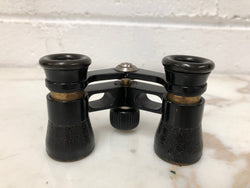 Vintage Brass And Leather Opera Glasses-Binoculars | Antique & Vintage | Moonee Ponds Antiques | Australia Wide Delivery