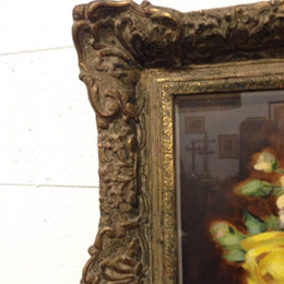 Victorian Oil On Board