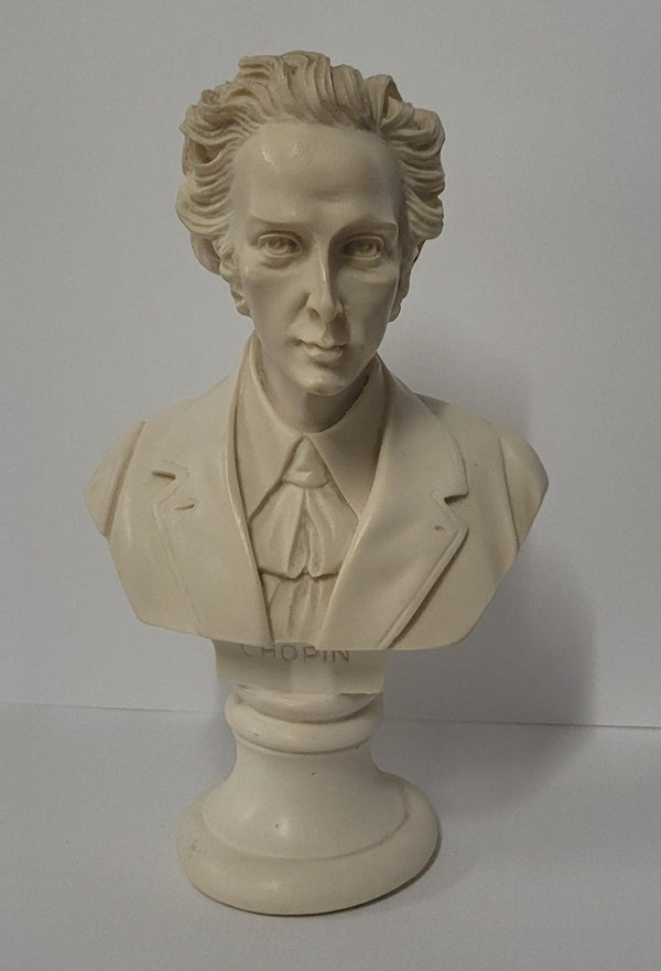 Vintage resin bust of "Chopin". It is in good original condition, please view photos as they help form part of the description.