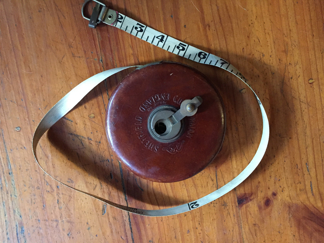 "CHESTERMAN" Sheffield Made in England 66' Tape Measure | Antique & Vintage | Moonee Ponds Antiques | Australia Wide Delivery