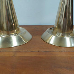 Pair Of Bronze Candlesticks
