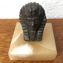 Edwardian Egyptian Sphinx Head Paperweight | Antique & Vintage | Moonee Ponds Antiques | Australia Wide Delivery