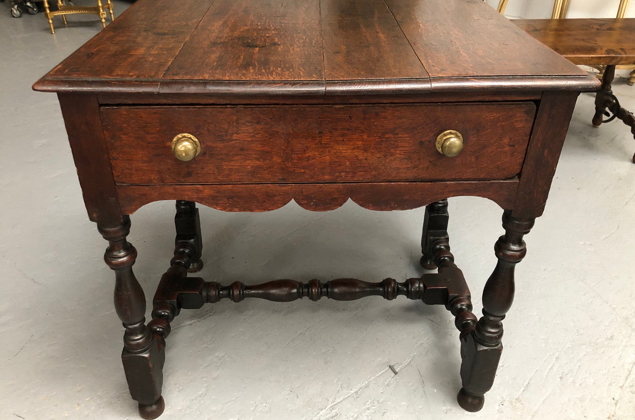 Antique French Oak Side Table With Drawer "Mellow Patina" | Antique & Vintage | Moonee Ponds Antiques | Australia Wide Delivery