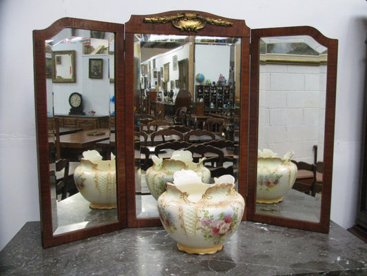 French Walnut Mirror