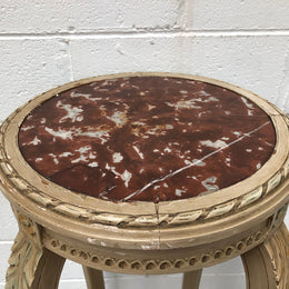 French Antique Painted Pedestal