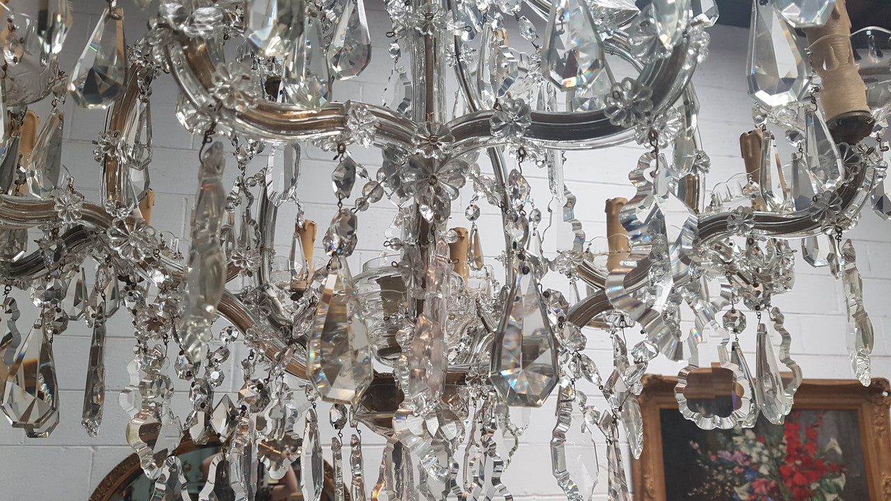 Fine French Parisian Chandelier | Antique & Vintage | Moonee Ponds Antiques | Australia Wide Delivery