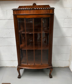Walnut Chippendale Style Display Cabinet | Antique & Vintage | Moonee Ponds Antiques | Australia Wide Delivery
