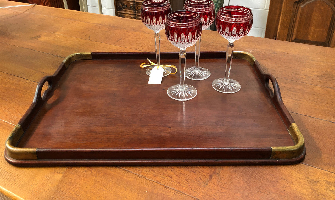 Beautiful Edwardian Mahogany Tray | Antique & Vintage | Moonee Ponds Antiques | Australia Wide Delivery