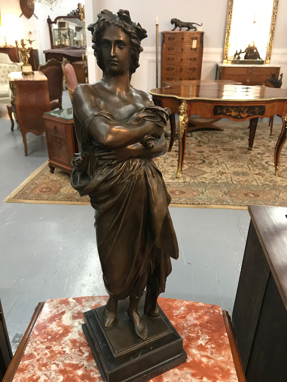 Victorian Style Bronze Classical Statue