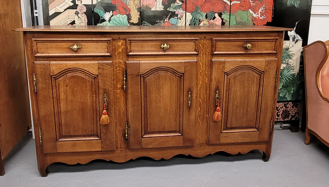 French Oak Early 19th Century Three Door Buffet | Antique & Vintage | Moonee Ponds Antiques | Australia Wide Delivery
