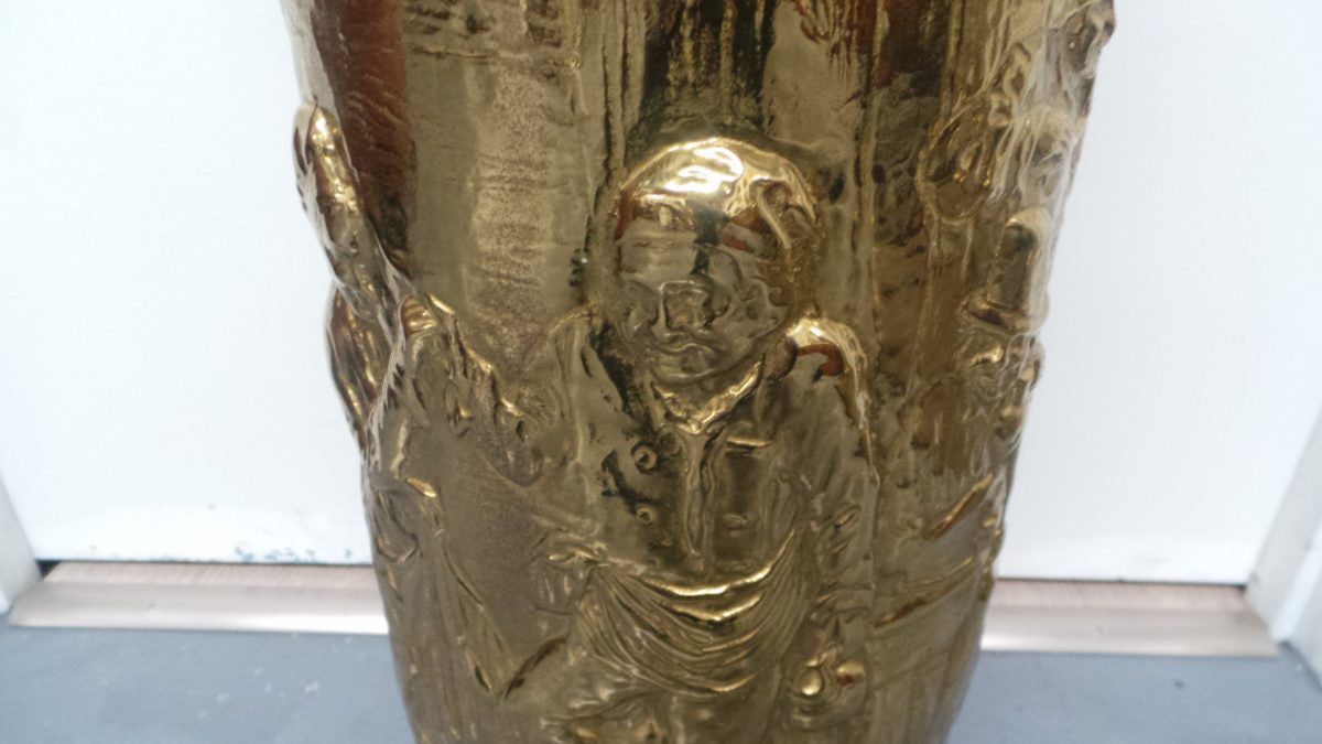 Antique Brass Umbrella Stand | Antique & Vintage | Moonee Ponds Antiques | Australia Wide Delivery