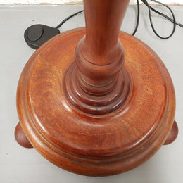 Antique Oak Standard Lamp