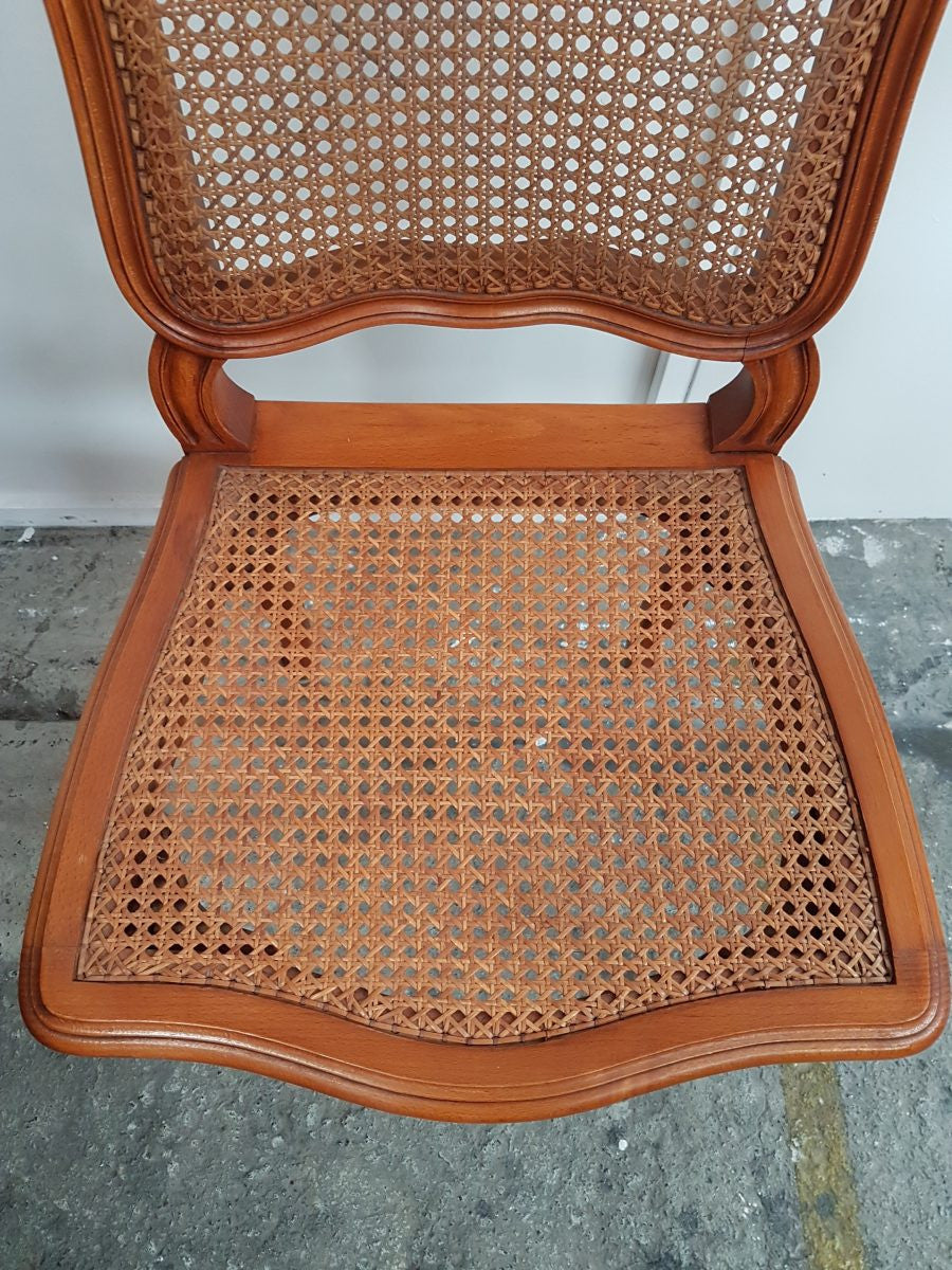 Set of Six French Cherry wood Dining Chairs | Antique & Vintage | Moonee Ponds Antiques | Australia Wide Delivery