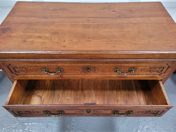 French Louis 15th Style Three Drawer Chest Featuring Carved Drawers | Antique & Vintage | Moonee Ponds Antiques | Australia Wide Delivery