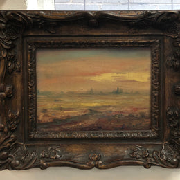 Beautiful Framed Oil On Canvas