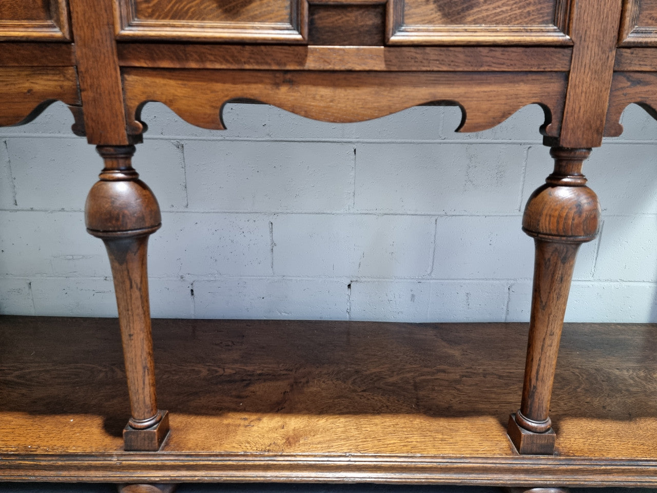 Fabulous Antique Oak Tudor Style Kitchen Dresser | Antique & Vintage | Moonee Ponds Antiques | Australia Wide Delivery